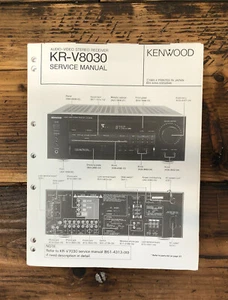 Kenwood KR-V8030 Receiver Service Manual *Original* - Picture 1 of 1