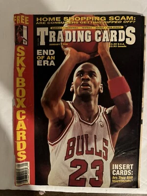 Trading Cards All Sport Magazine Jan.1994 Vol. 3 Issue 8 MICHAEL JORDAN W/Cards - Image 1 of 2