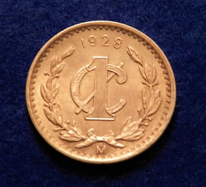 1928 Mexico 1 Centavo - Gorgeous Coin - Amazing Detail - See Pics! - Picture 1 of 3