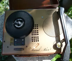Valigia Giradischi Seabreeze SB-90 Band Box Portatile Marrone Canada Vintage - Foto 1 di 11