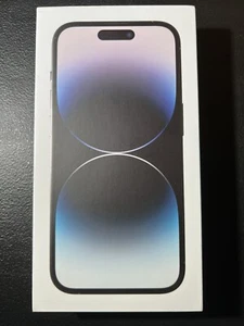 iPhone 14 Pro BOX ONLY 128 GB Space Black Empty Authentic Apple Product - Photo 1 sur 9