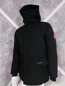 Canada Goose Black Premium Down Filled Langford Parka Jacket - Medium - Picture 1 of 21