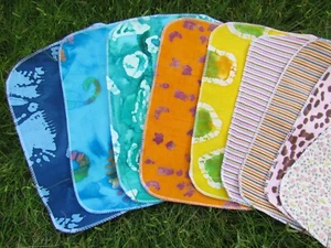 Washable, Reusable Cloth Napkins / Toilet Paper - Set of 12 - Picture 1 of 5