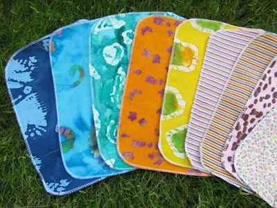 Washable, Reusable Cloth Napkins / Toilet Paper - Set of 12 - Image 1 of 4