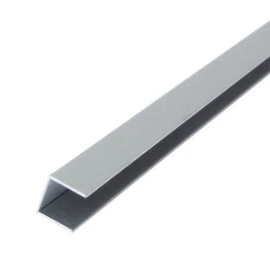 U Profil Edelstahl, 1cm Höhe, Fliesenschiene - Bild 1 von 13