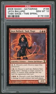 2006 MTG Magic the Gathering Time Spiral Jaya Ballard #166 PSA 10 TCG - Picture 1 of 2