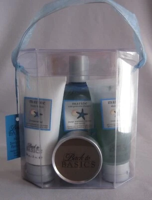 Back To Basics Marine Invigorating Pamper Kit / Set NIB - Image 1 of 2