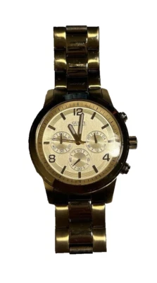 Guess Waterpro U15061G2 Gold-Tone Quartz Analog Men's Watch Missing Case Back - Image 1 of 4