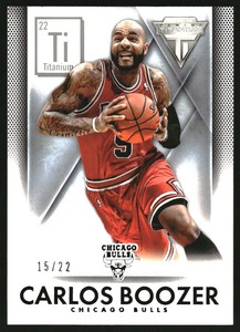 2013-14 Panini Titanium Titanum 22 #71 Carlos Boozer /22