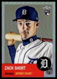 2022 Topps Chrome Platinum Refractor Zack Short Detroit Tigers #291 - Picture 1 of 2