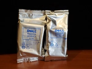 Original Dell MK995 & MK 993 Photo Series 9 Ink Cartridge - Picture 1 of 3