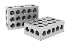 Wen 10423 3 x 2 x 1 Zoll stahlgehärtete Präzision 123 Blöcke, Doppelpack - Bild 1 von 5