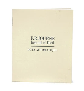 F.P. Journe Octa Automatique Booklet Manual - Picture 1 of 1