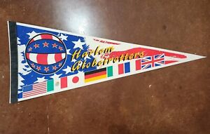 Vintage Harlem Globetrotters Felt Pennant Sports Basketball Flags of Countries