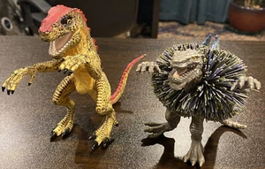 Godzilla TrendMasters Baby Godzilla Dinosaur Toho 1998 & Koosh Lot Figure Toy - Picture 1 of 5