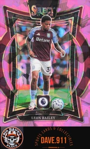 2024-25 Panini Select Premier League #13 Leon Bailey Pink Ice - Picture 1 of 2