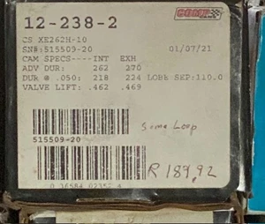 COMP Cams Xtreme Energy Camshafts 12-238-2 NEW SBC - Bild 1 von 1
