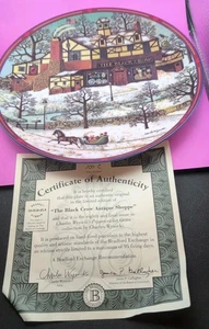 Collectible Plates, "The Black Crow Antique Shoppe", Charles Wysocki's Pepper... - Picture 1 of 5