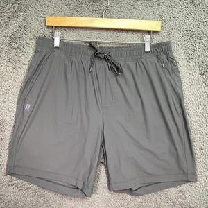 Pantalones Cortos Rhone Hombres Gris 7 Pulgadas Forrados Atléticos Grandes Correr Entrenamiento Gimnasio - Imagen 1 de 13