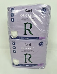 Ropa Interior Desechable Rael Algodón Orgánico Cubierta Período Ropa Interior S/M, 20 Unidades - Imagen 1 de 5
