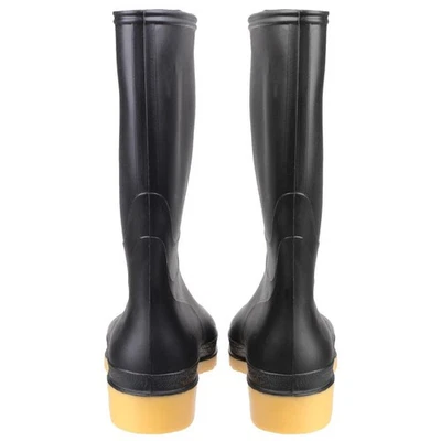 Dunlop Dulls Wellington Boot Black  Fully waterproof PVC upper, Traditional gre - Image 1 of 4