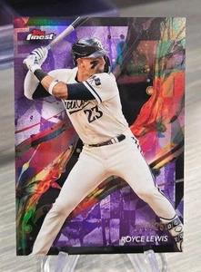 Royce Lewis 2024 Topps Finest Purple Refractor/250 #35 Minnesota Twins - Imagen 1 de 3