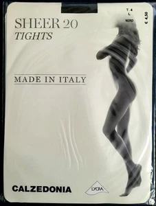 Feinstrumpfhose Calzedonia Sheer 20 DEN, Gr.4 (L), Schwarz, OVP  - Bild 1 von 2