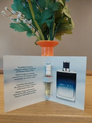 Jimmy Choo "Man Blue" Men Eau de Toilette Sample 2ml/0.06oz Spray NIB Foto 1 de 4