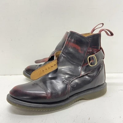 Dr Martens Women Teresa AW501 Ox Blood Leather Buckle Ankle US 7 UK 5 EU 38 - Image 1 of 4