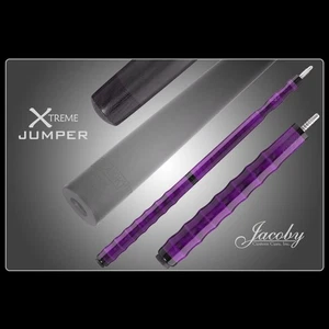 Jacoby Purple "Extreme Jumper" 3 Piece Jump Pool Cue. - Picture 1 of 2
