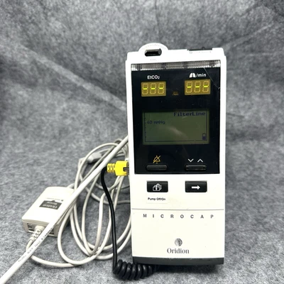 Microstream ETCO2 Capnograph Oridion Microcap Monitor With Mount With Adapter - Image 1 of 4