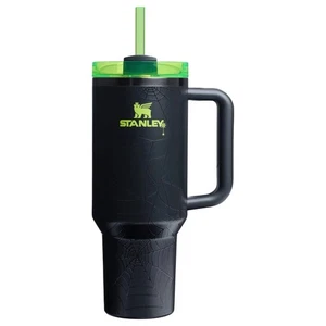 Stanley Halloween Web Glow Quencher H2.0 Flowstate 40oz Tumbler | Free Shipping - Picture 1 of 1