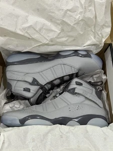 Size 10 - Nike Jordan 6 Rings SE - Metallic Silver -  (2020) CW4641-001 Men’s - Picture 1 of 12