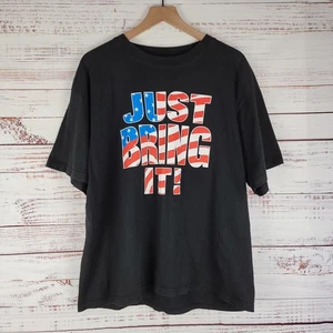 Camiseta De Colección The Rock WWF Para Hombre Talla XL Lucha Negra WWE Just Bring It 2001 - Imagen 1 de 8