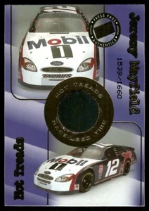 2002 Press Pass Premium Hot Treads Race Used Tire #HT12 Jeremy Mayfield /1660 - Picture 1 of 2