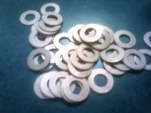 LOT OF 25 SOLID COPPER FLAT WASHERS .475" ID x .939" OD x 1/16" THICK 3/8 1 7/16 - Picture 1 of 1