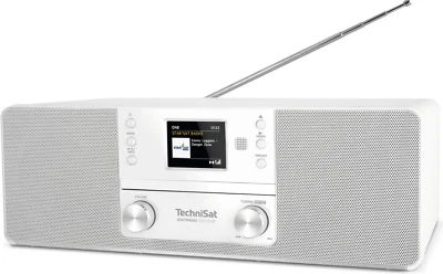 ECHNISAT DIGITRADIO 370 CD BT DAB+ Radio, DAB, DAB+, AM, FM, Bluetooth, Weiß - Bild 1 von 4