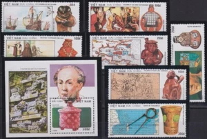 F-EX38661 VIETNAM 1989 MNH DISCOVERY ARCHEOLOGY POTTERY COLUMBUS SHIP. - Picture 1 of 1