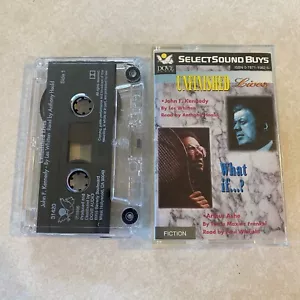 Unfinished Lives/What If..? (JFK/Arthur Ashe)(Audiobook on Cassette/Les Whitten) - Imagen 1 de 1