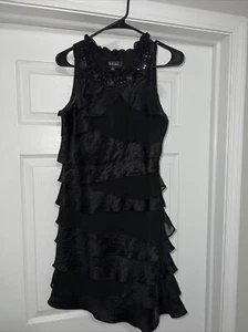 SL Fashions Black Sleeveless Dress Size 6 - Picture 1 of 7