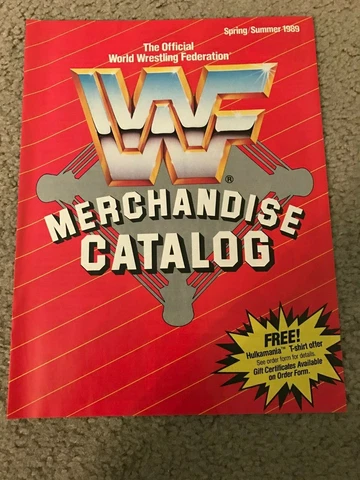 1989 WWF Catalog Shirt Poster HULK HOGAN ROCKERS DEMOLITION MACHO MAN ELIZABETH Cover