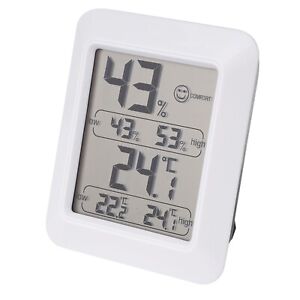 Digital Wireless Hygrometer Indoor Outdoor Thermometer Humidity Monitor W/Sensor