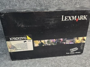 Genuine Lexmark X792 Yellow High Yield Toner Cartridge X792X2YG NEW SEALED - Picture 1 of 7