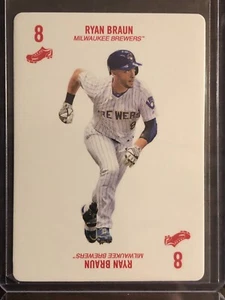 2019 Topps Kenny Mayne 52-Card Baseball Ryan Braun Milwaukee Brewers - Picture 1 of 2