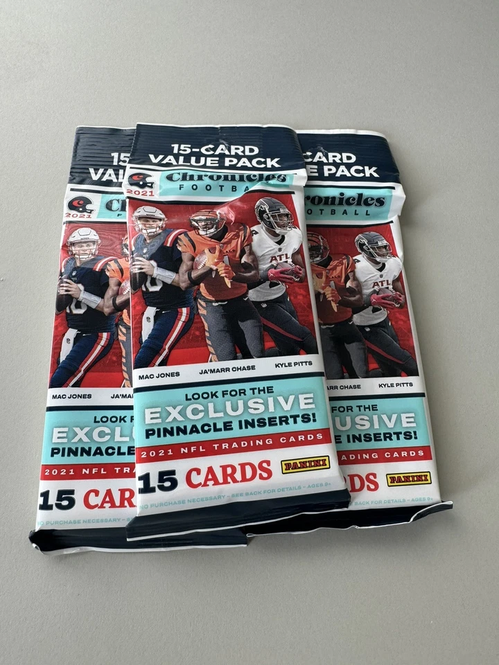 Panini 2021 Chronicles Football Jumbo Value Pack - 15 Cards