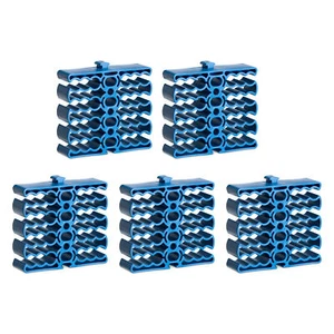 Organisateurs de Peigne à Câble (Lot de 5) Clips de Peignes à Fil de Gestion pour Câbles - Bleu - Photo 1/9