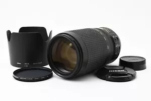 Nikon Nikkor 70-300mm f/4.5-5.6G ED IF AF-S VR With Hood Filter From JAPAN - Picture 1 of 12