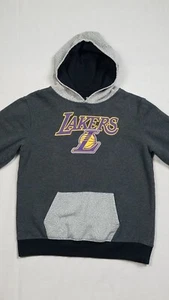 NBA Los Angeles Lakers Pullover Hoodie Sweatshirt Charcoal Gray Youth Size XL - Picture 1 of 12