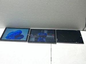 LOT OF 3 MICROSOFT SURFACE PRO 3 1631 256GB WINDOWS 11 1631 256GB 1645 64GB - Picture 1 of 13