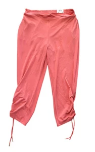 Ruched Skinny Pants Pink International Concepts INC Womens Size Petite XL - Picture 1 of 8